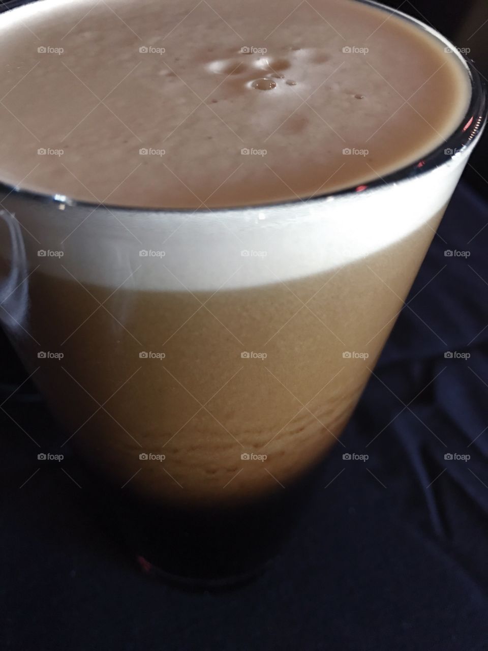 Guinness beer bubbles 