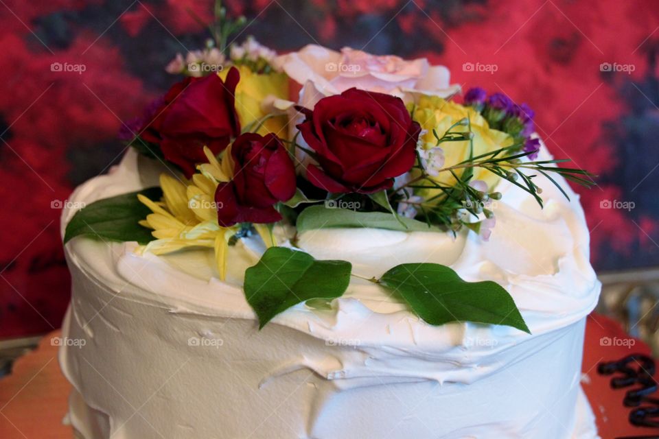 Beautiful Natural Decorated Cake