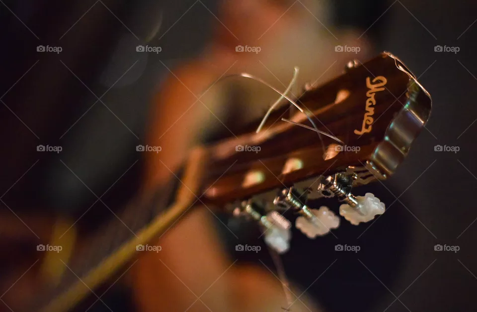 Spanish guitar details