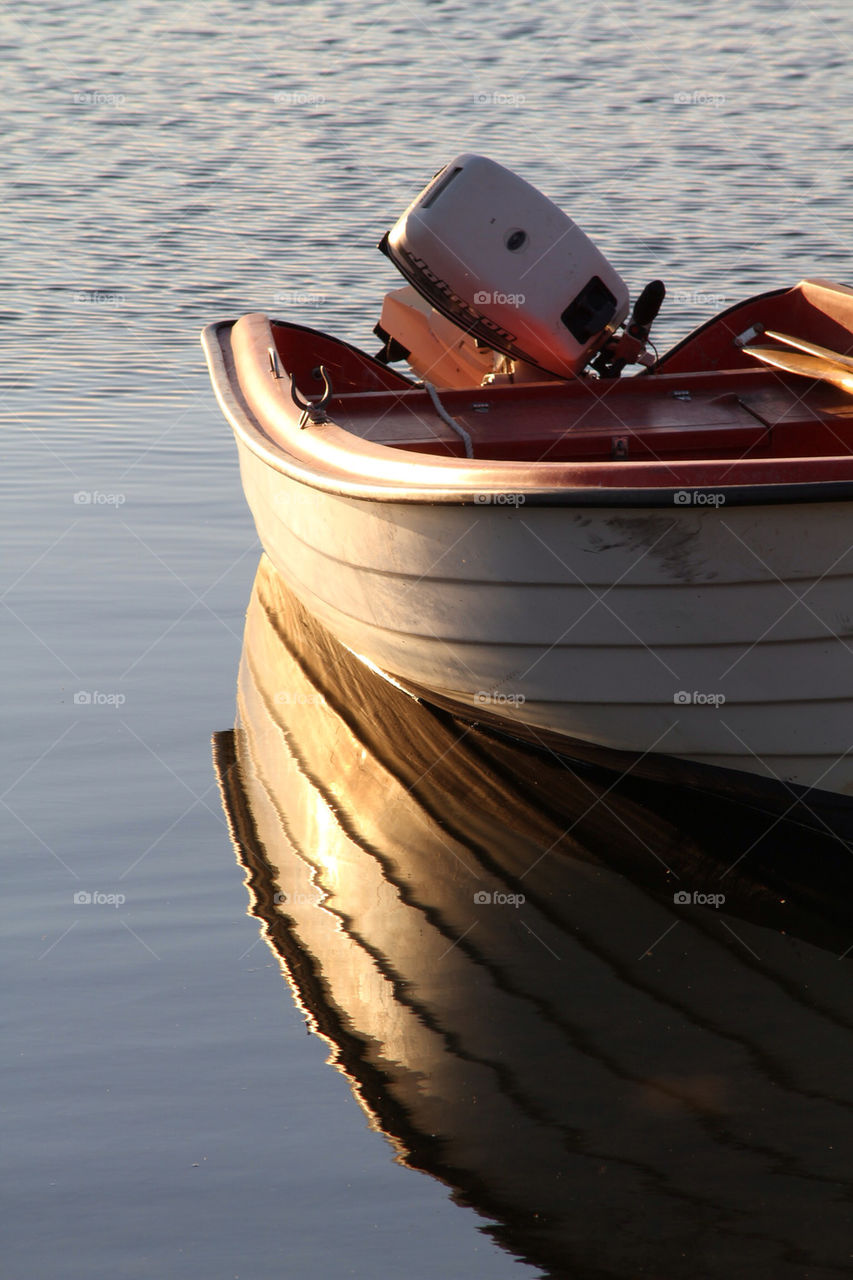 sweden summer water boat by kallek