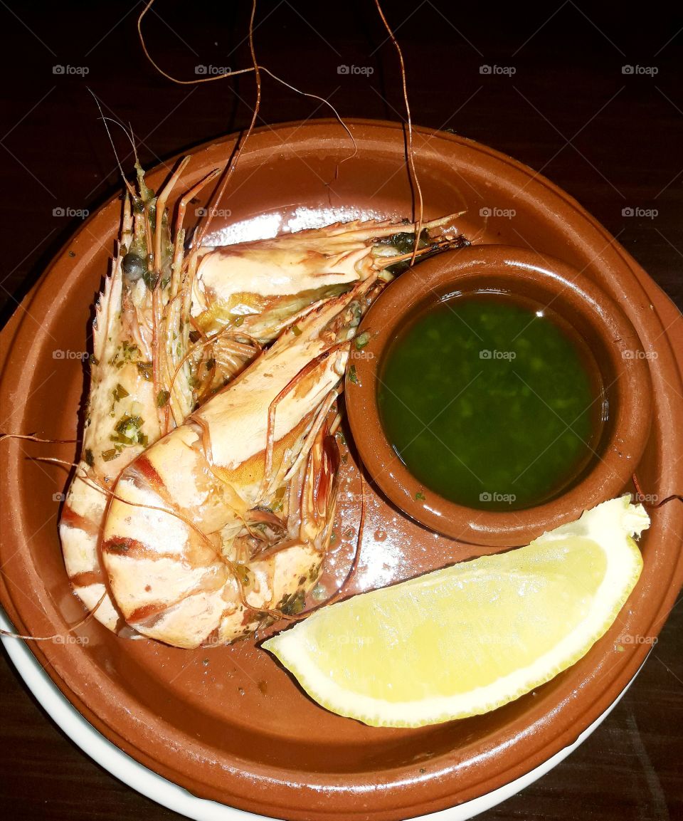 delicious shrimps