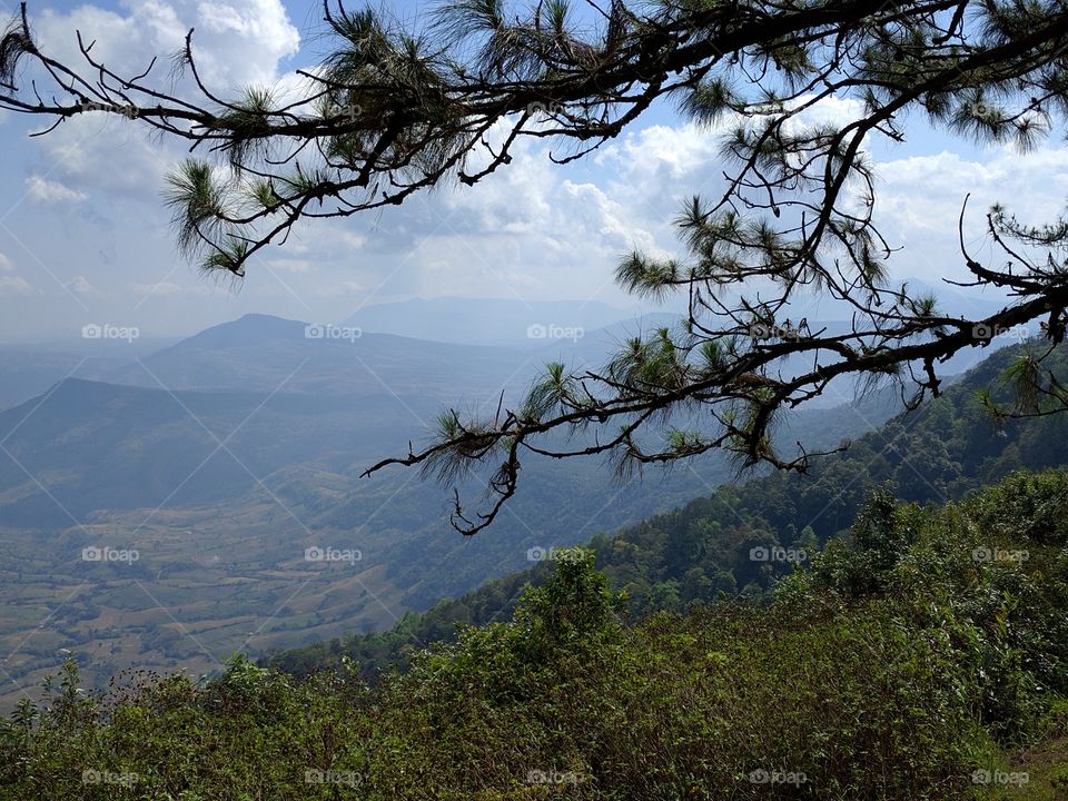 View of mountains