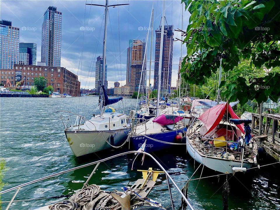It is amazing to see how different the same place can look under changed conditions. Such is the case here with “Newtown Creek” by the “Pulaski Bridge” in LIC, Queens. The “East River” looks brighter than ever today. 2023. Hypnotic Productions