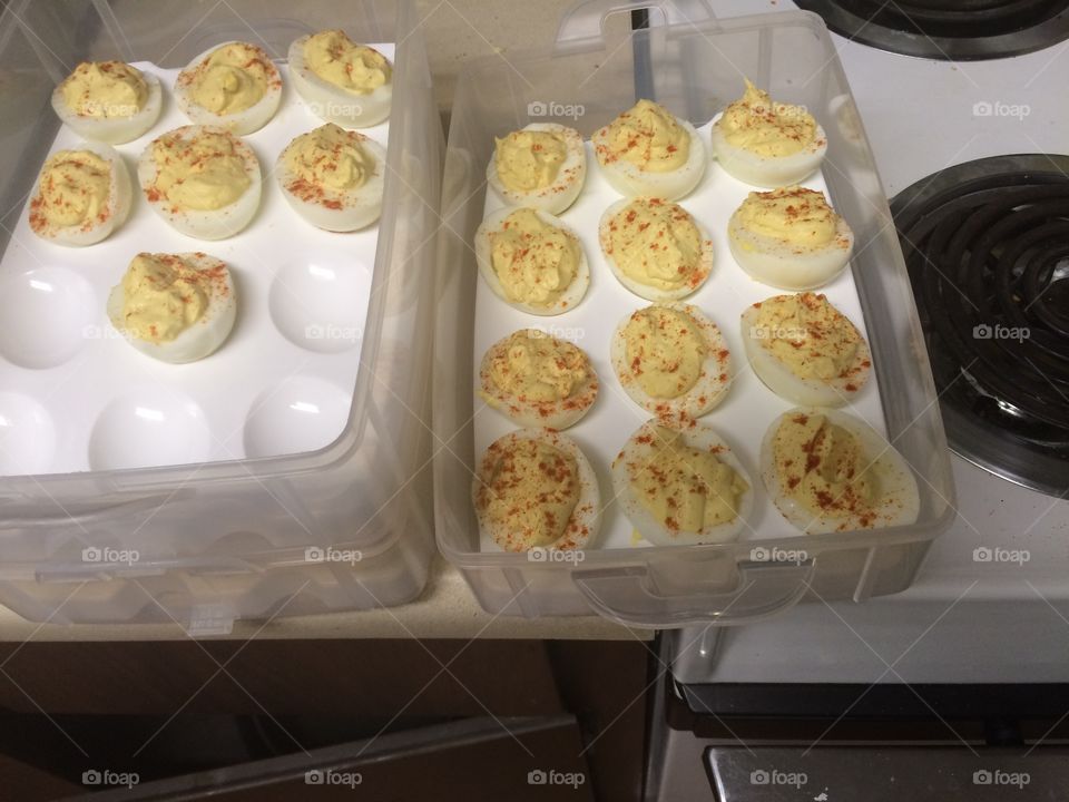 Deviled eggs 