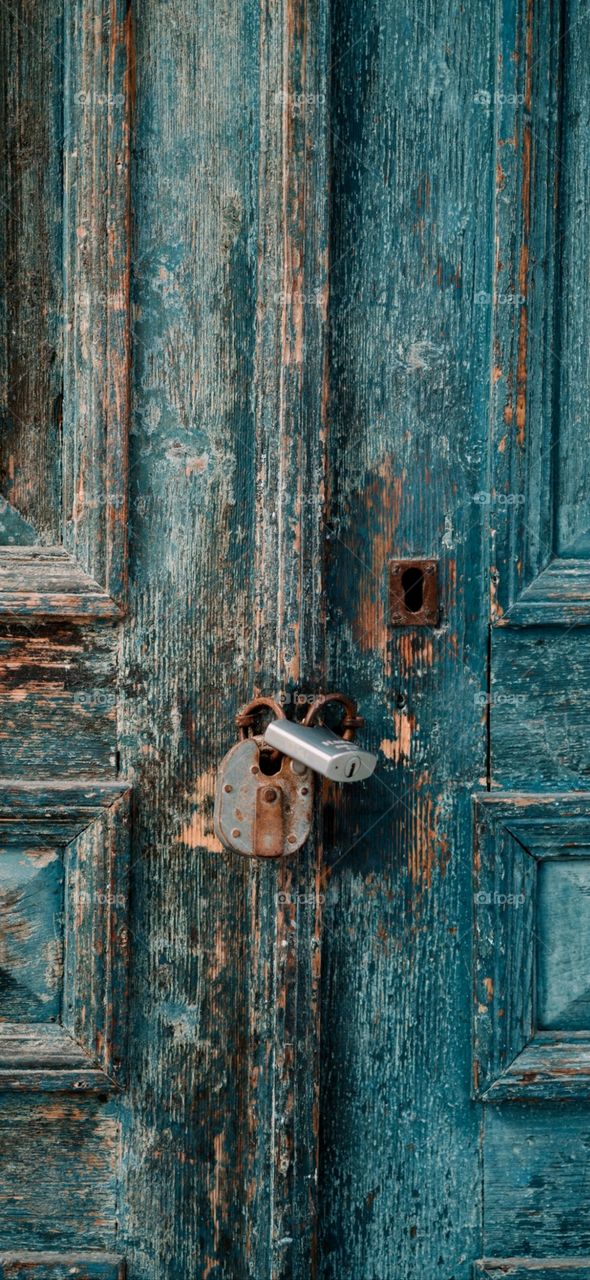 Door, Old, Wood, Lock, Gate