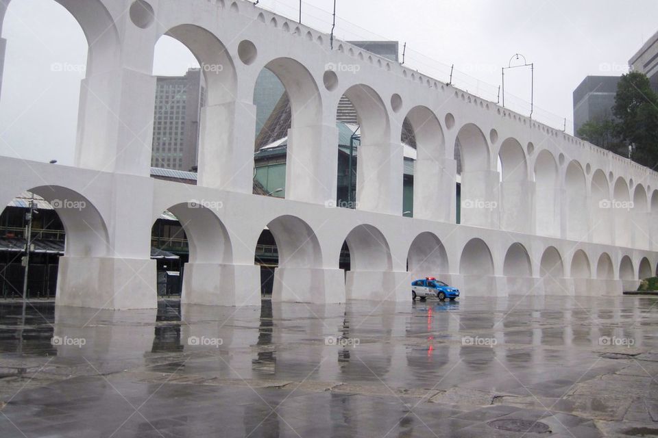 Carioca aqueduct in rio de Janeiro 