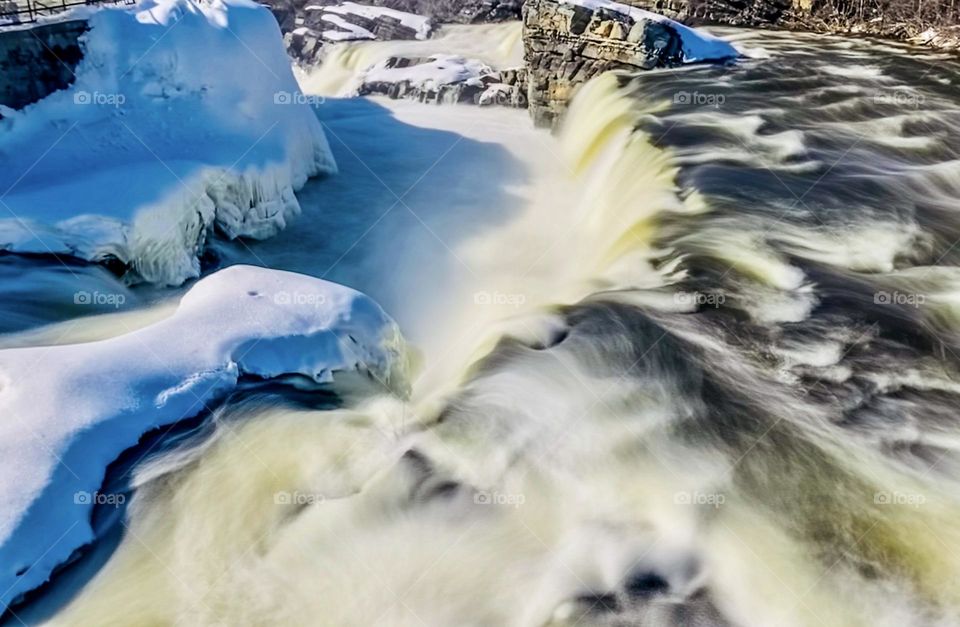 Hog’s Back Falls in the Spring run off.