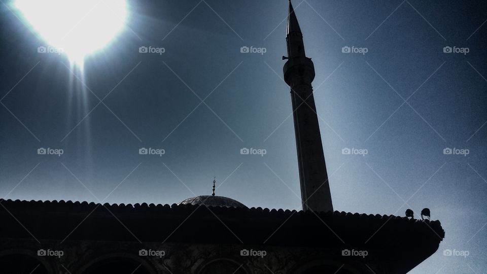 Mosque in Sunlight
