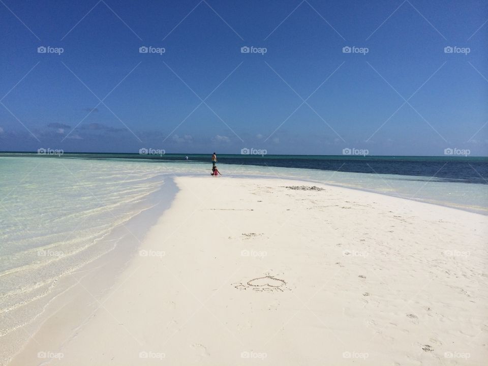 White sand in Paradise