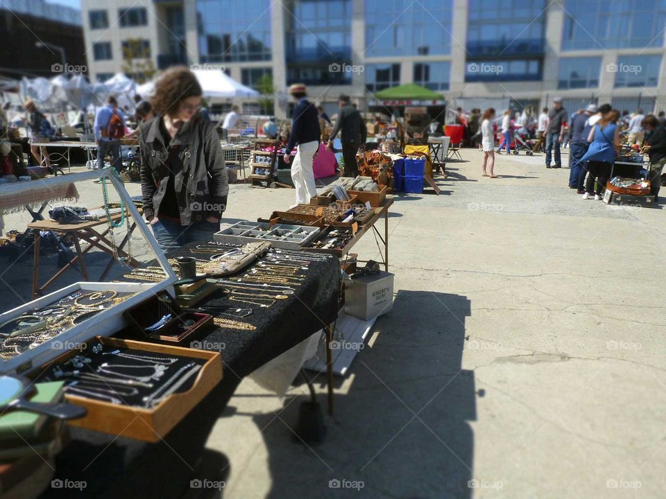 Brooklyn market. flea market in brooklyn