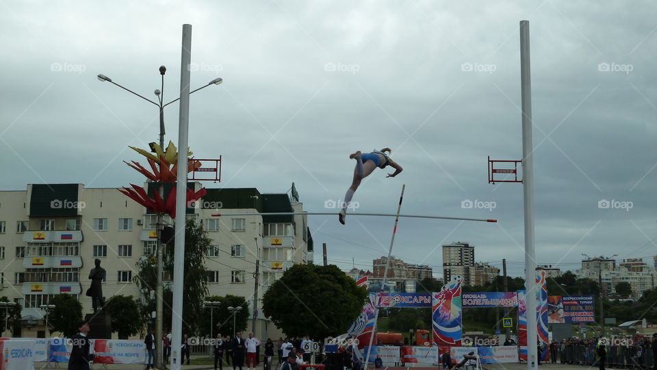 прыжок с шестом