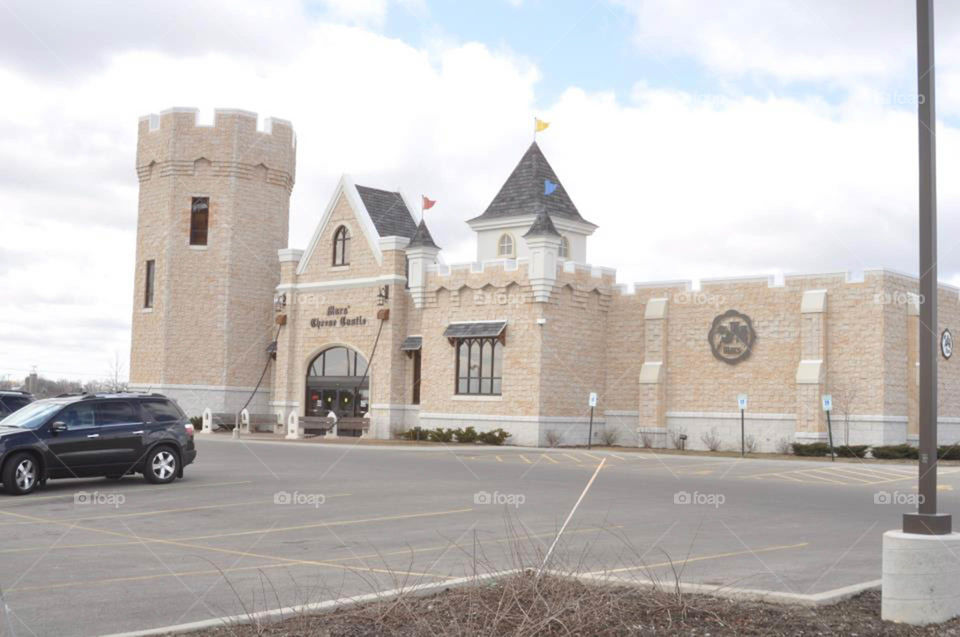 cheese castle. Famous cheese castle in Milwaukee Wisconsin