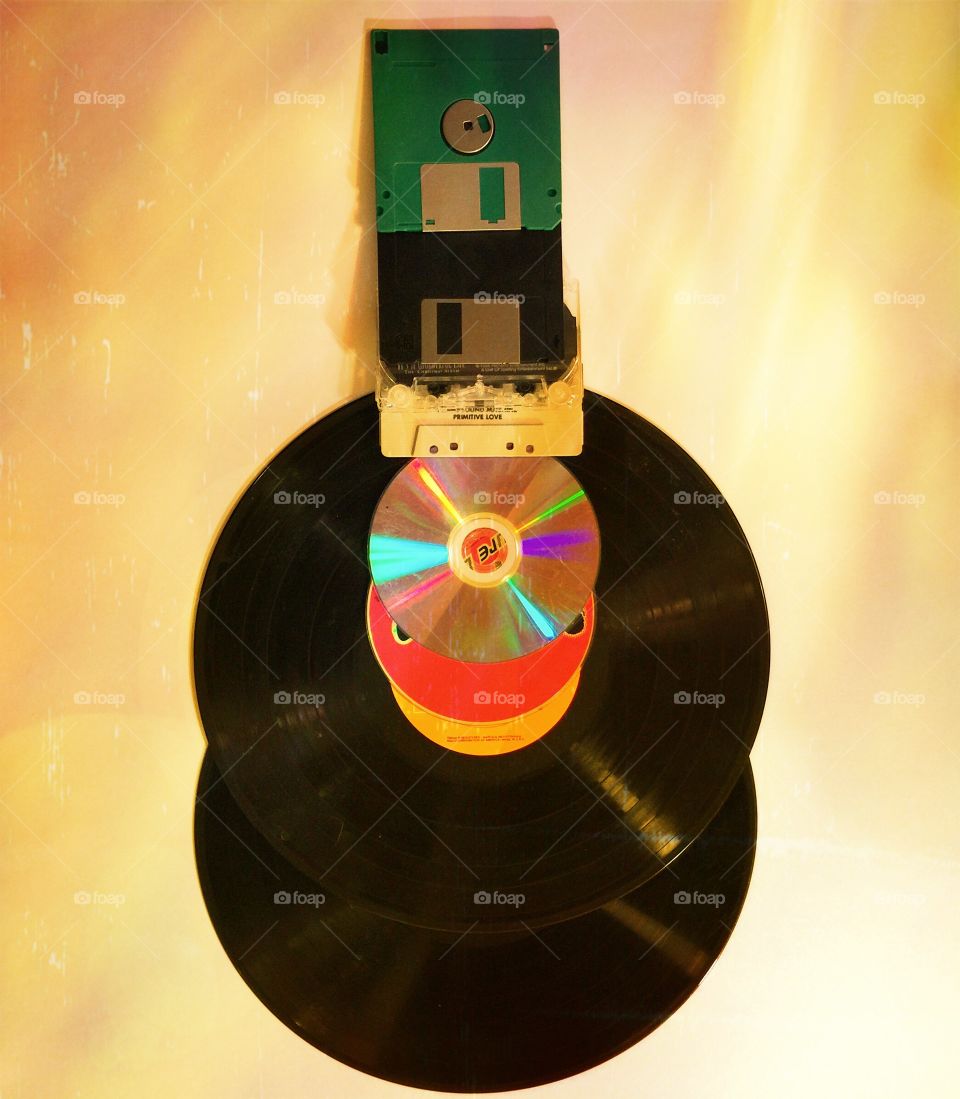 My old cassettes and vinyls