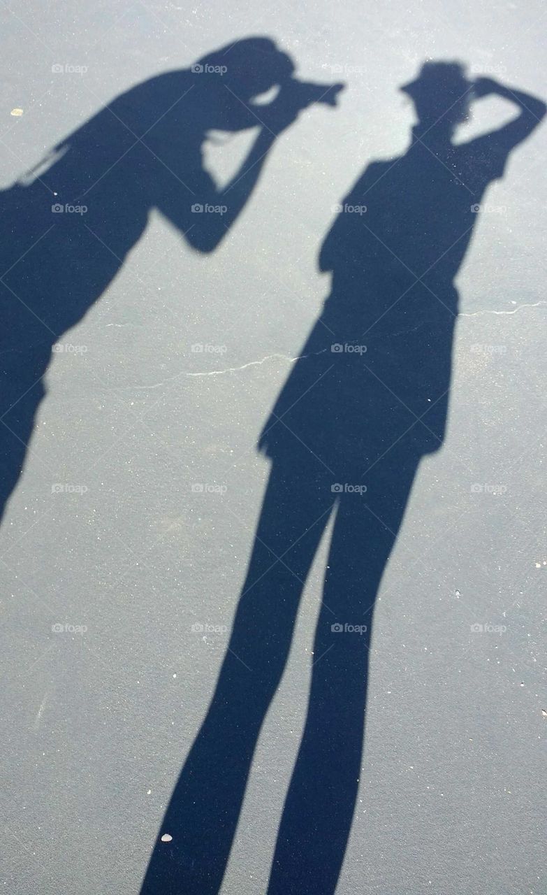 shadow photography pose