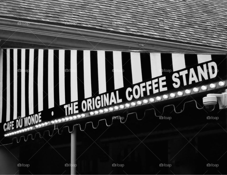 Cafe du Monde awning- New Orleans