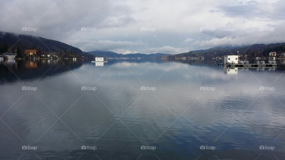 Sky Reflections In Water