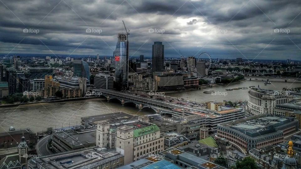 London bird eye view