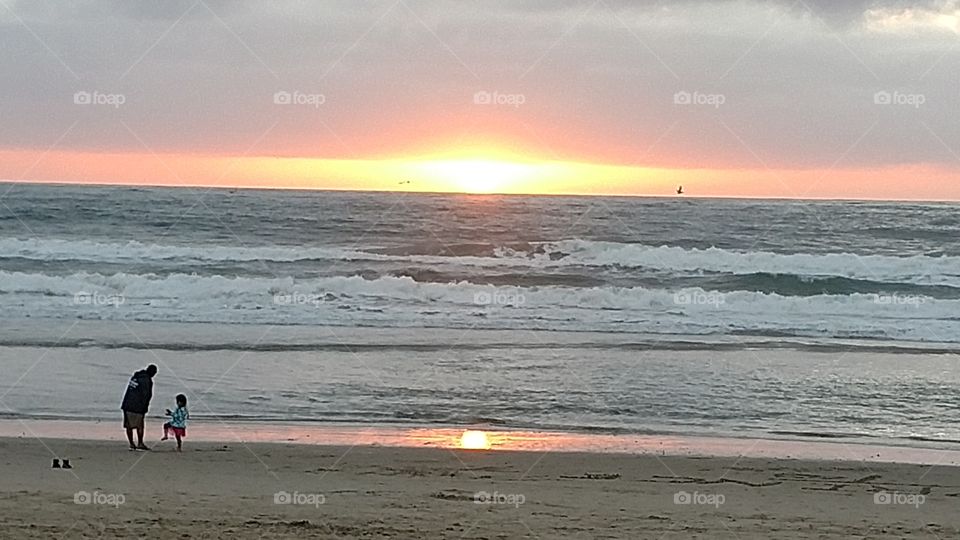 Sunset Mission Beach CA