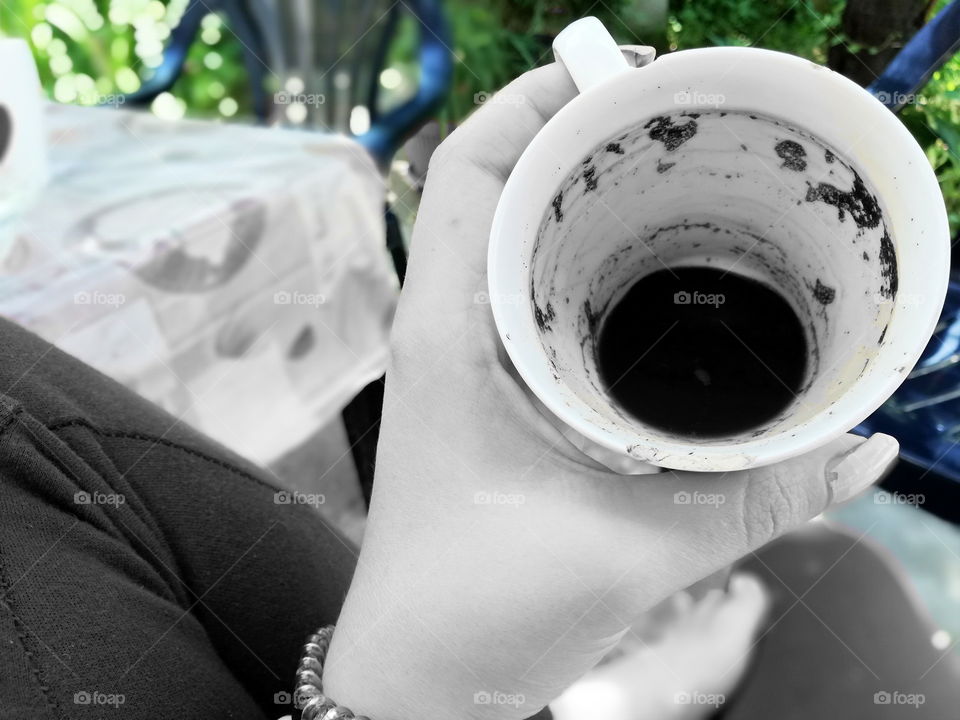 Turkish coffee outdoors!