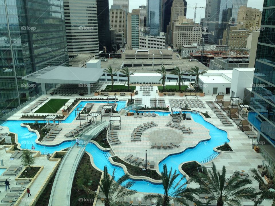 Houston Marriott marquis texas lazy river