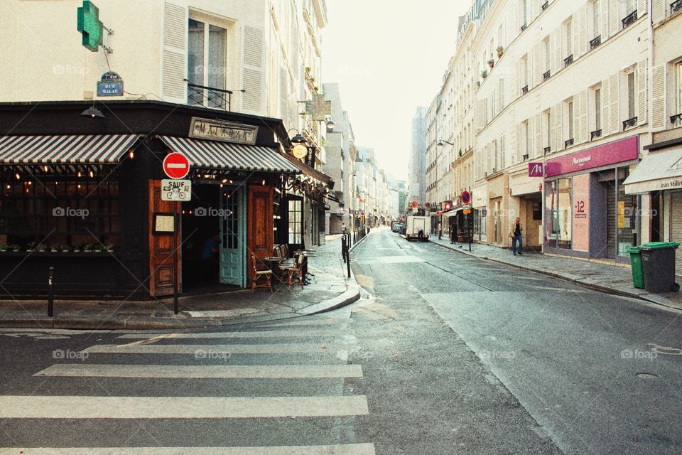 Empty Paris Streets 