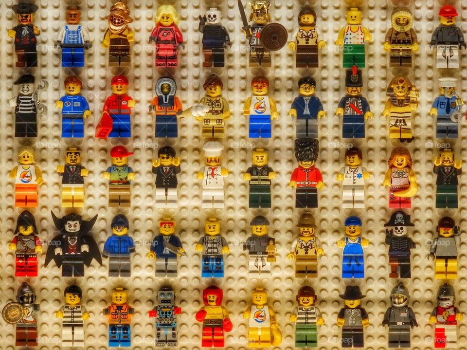 Lego Minifigure Collection. Plastic Toys
