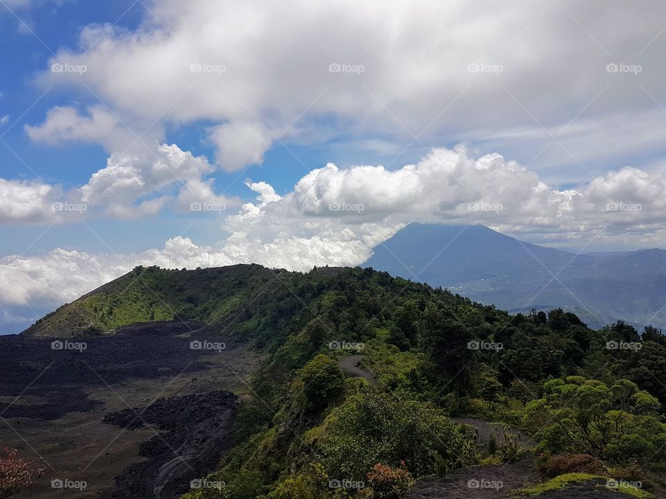 lava landscape Pacaya volcano, Guatemala
