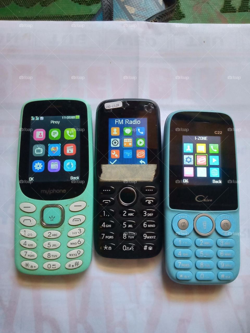 KEYPAD CELFONS,, STILL USED AS TO THIS DATE, TO SELL PREPAID LOADS