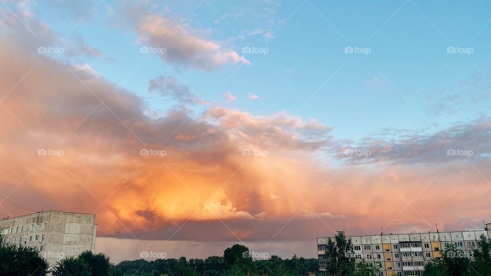 Cloudy landscape