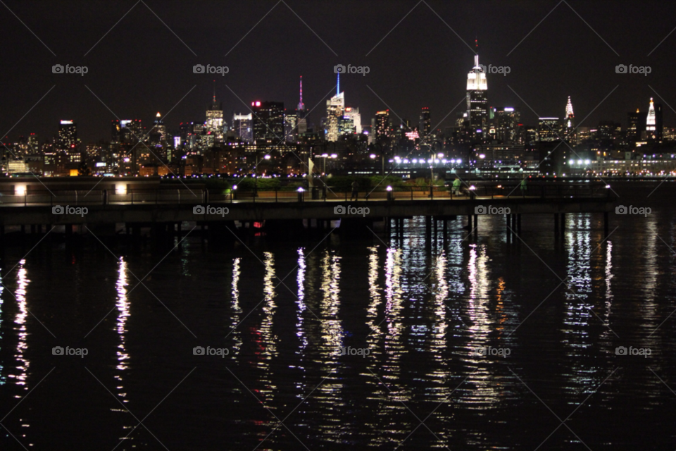 night new york city by ipixxiqi