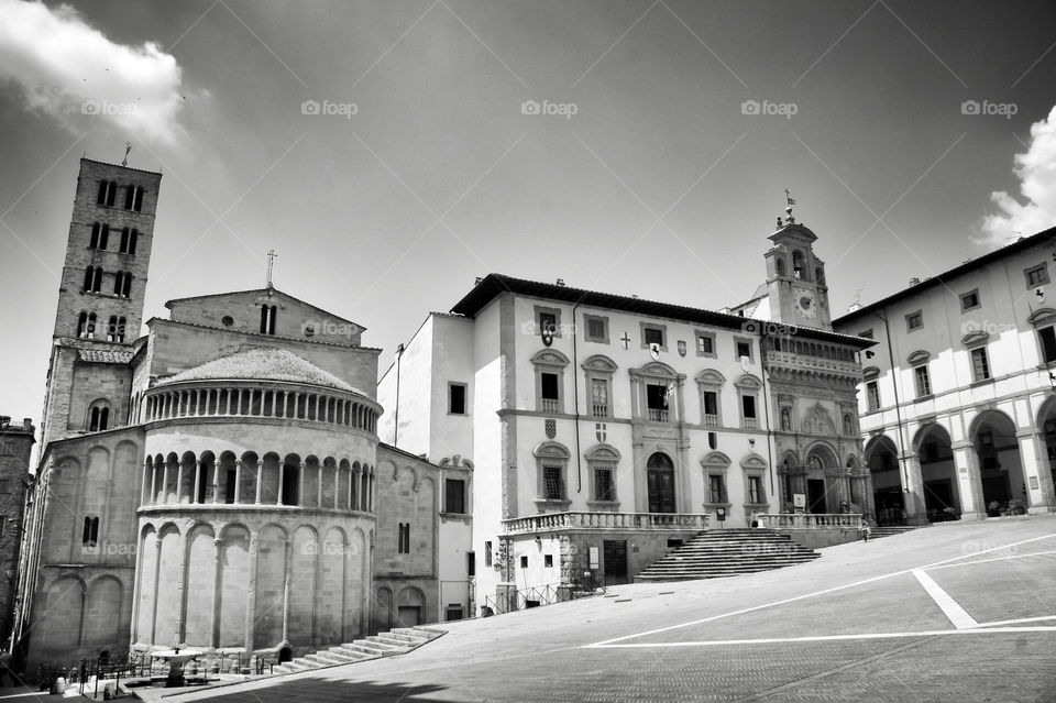 Arezzo. Italian villge