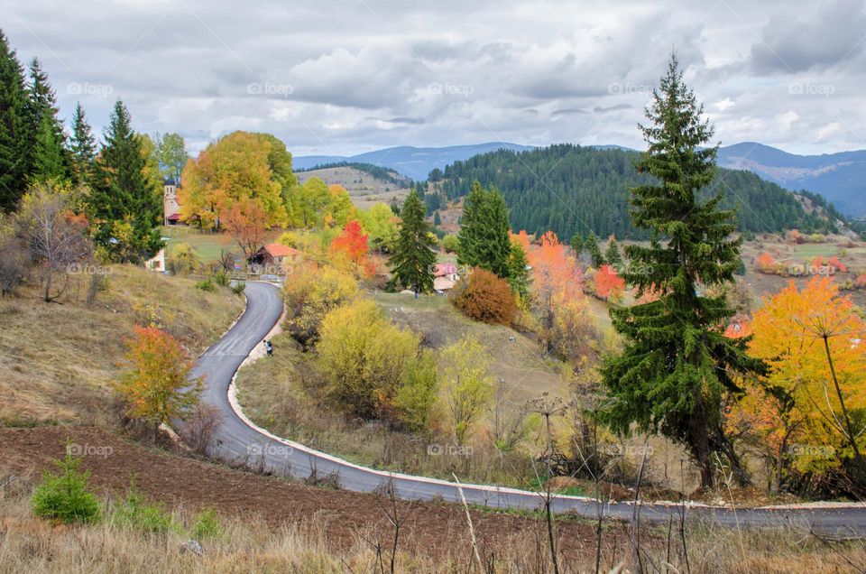 Autumn landscape, Village Gela - Bulgaria