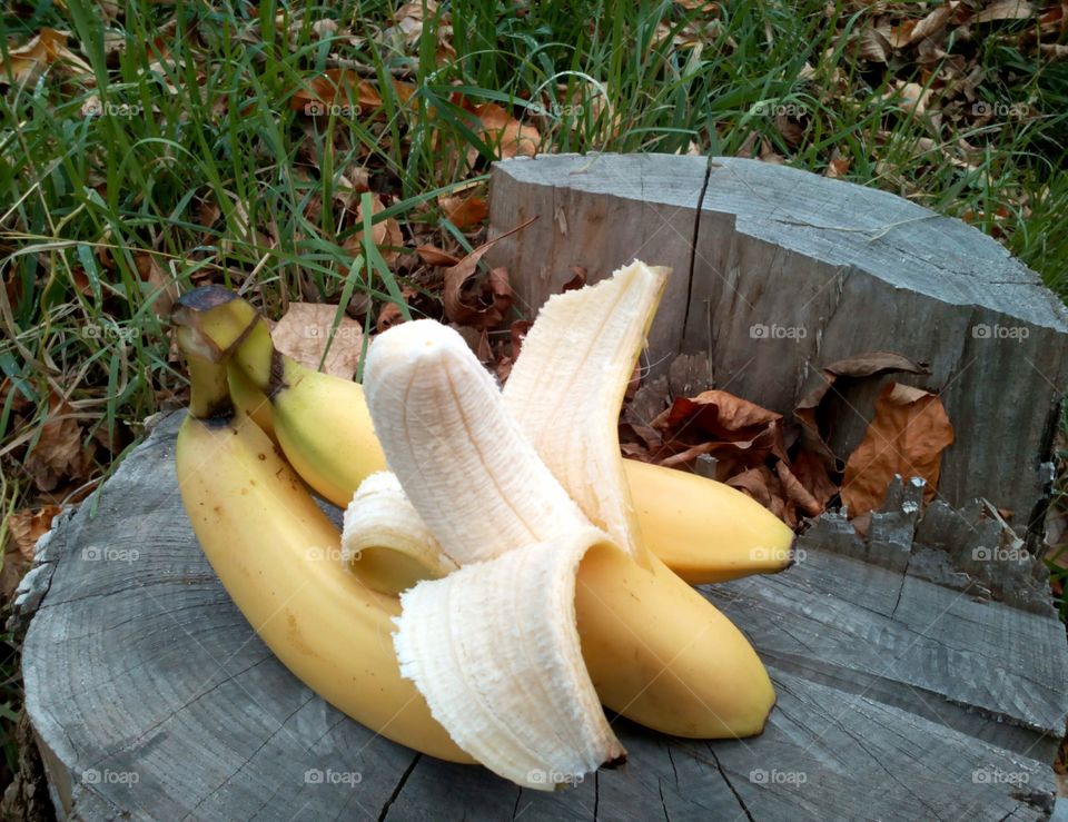 Food, No Person, Banana, Fruit, Wood