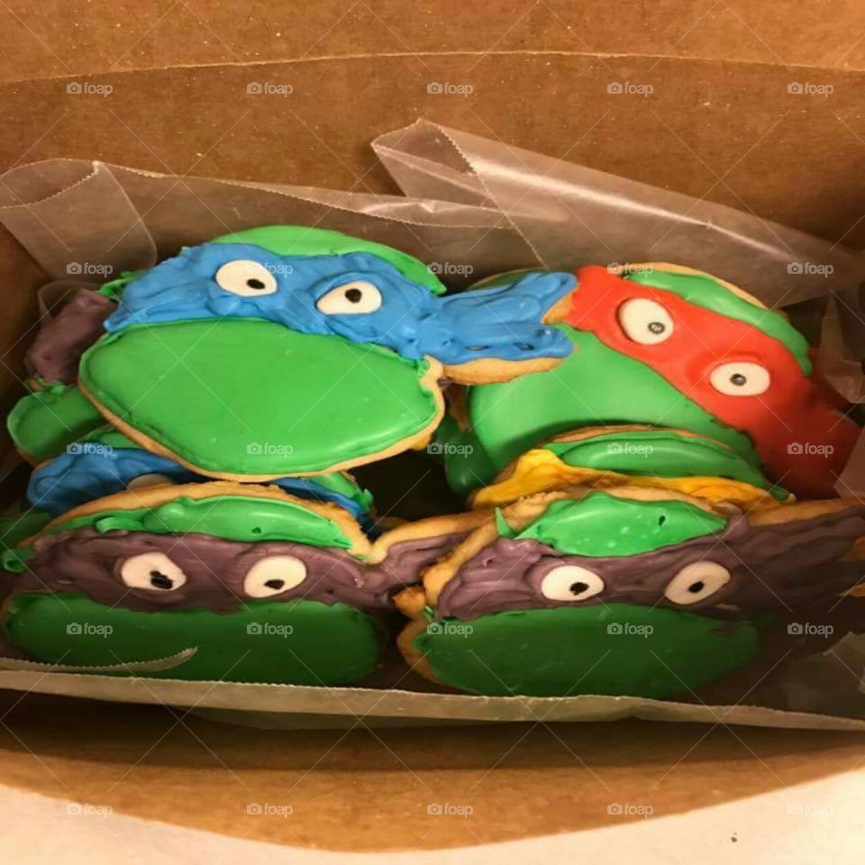 Ninja Turtle Cookies