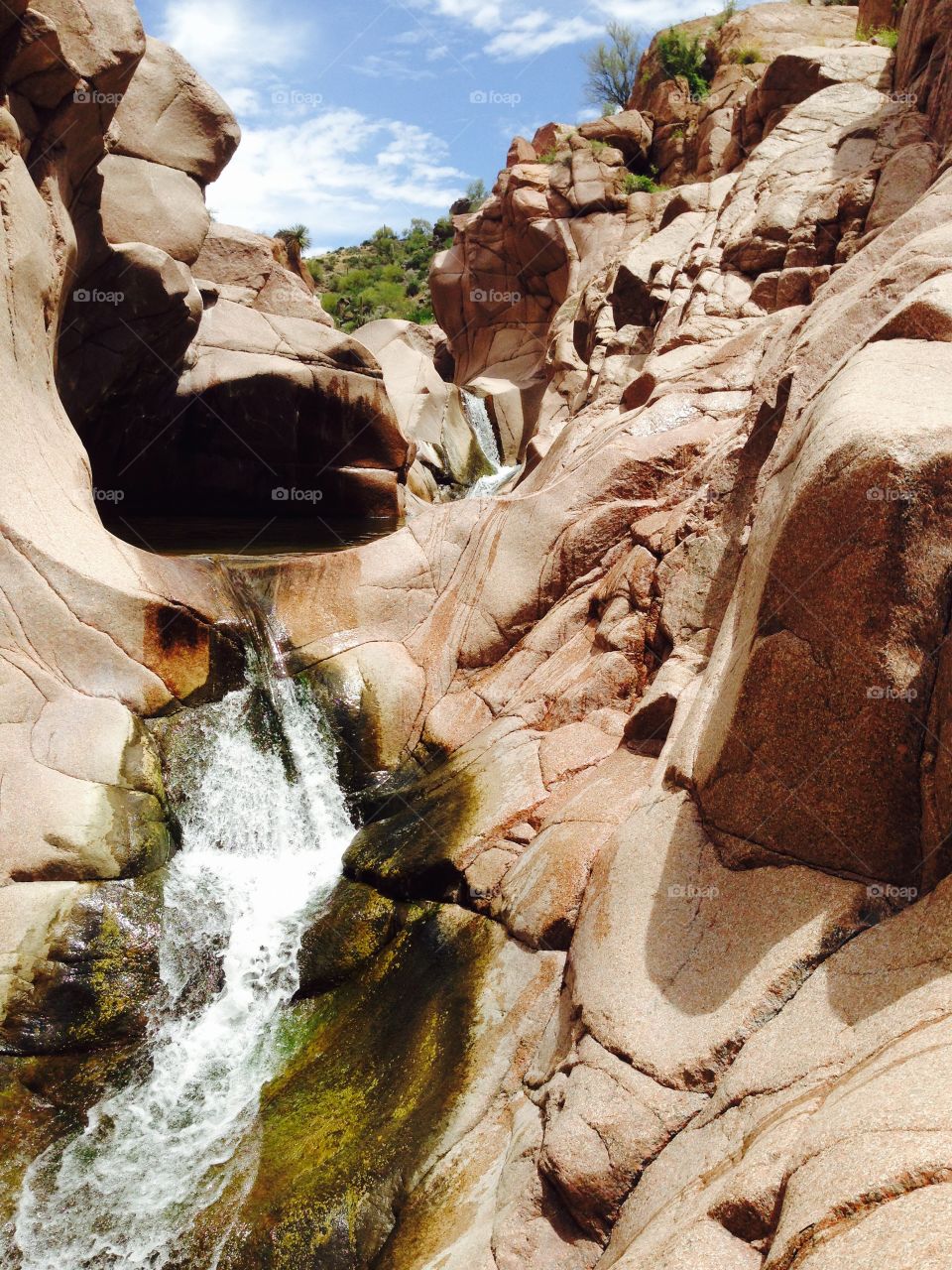 Waterfalls of Salome Jug. Salome Jug in Arizona