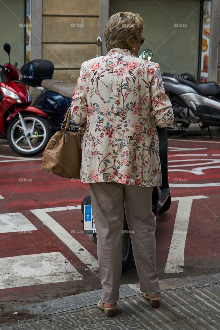 Fashion Elderly Woman