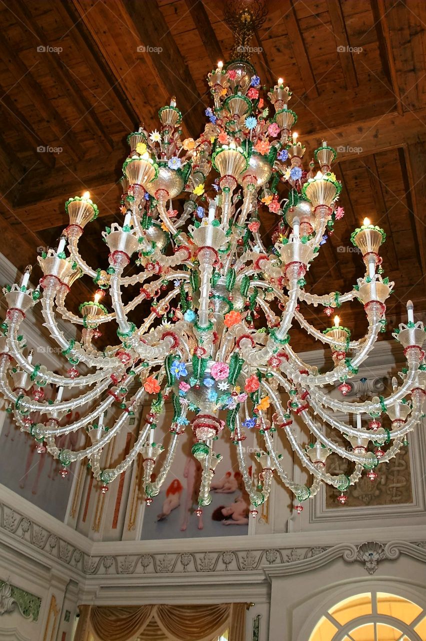 colourful chandelier