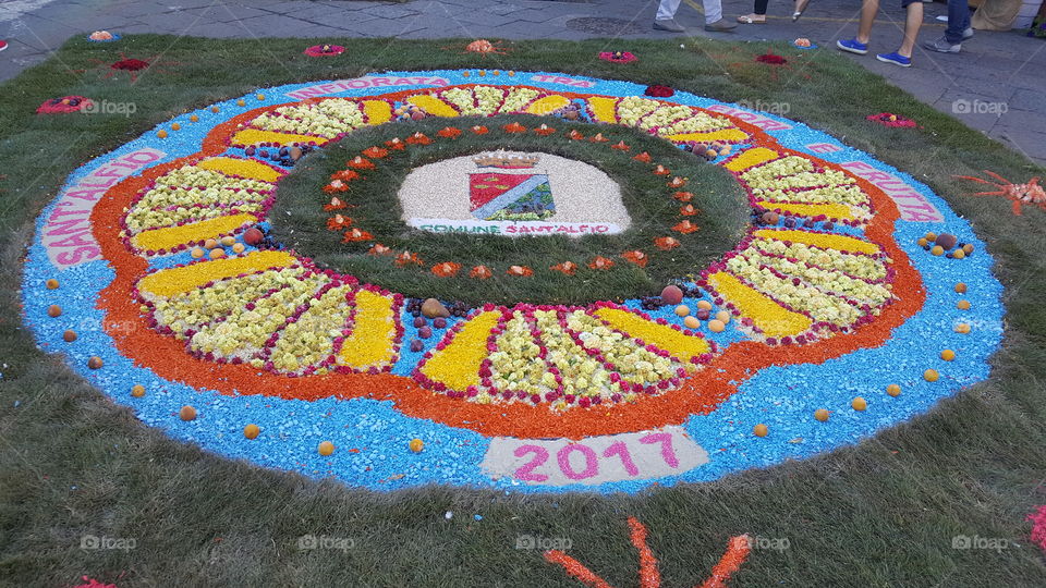 infiorata Sant'Alfio (CT)