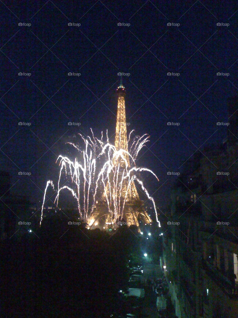 Eiffel tower on July 14th