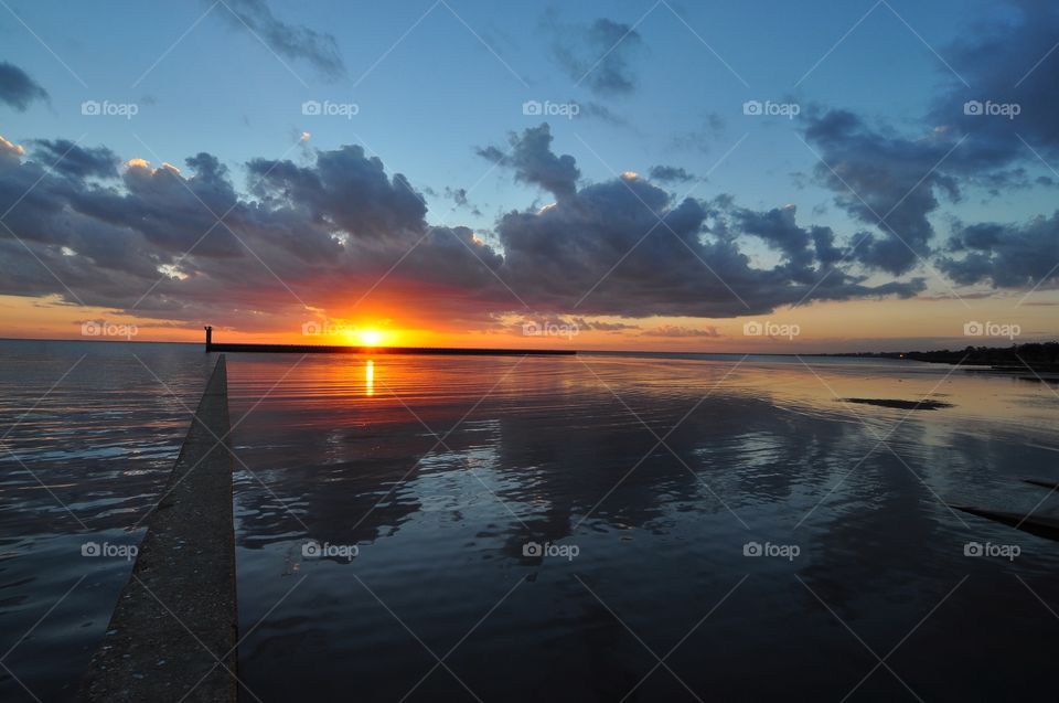 Sunset, Dawn, Water, Sun, Dusk