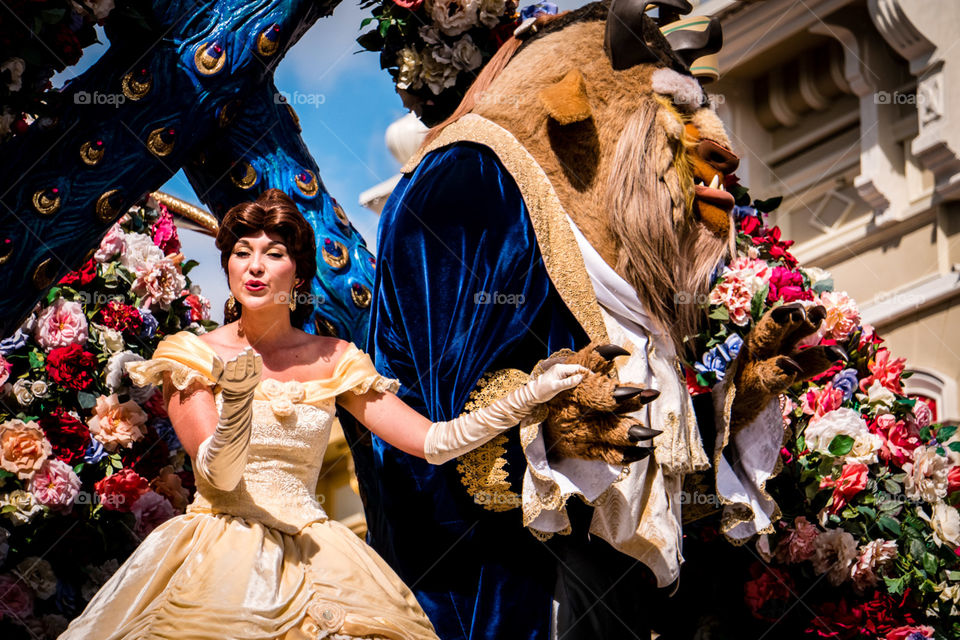 Belle and the Beast Festival of Fantasy Parade Magic Kingdom