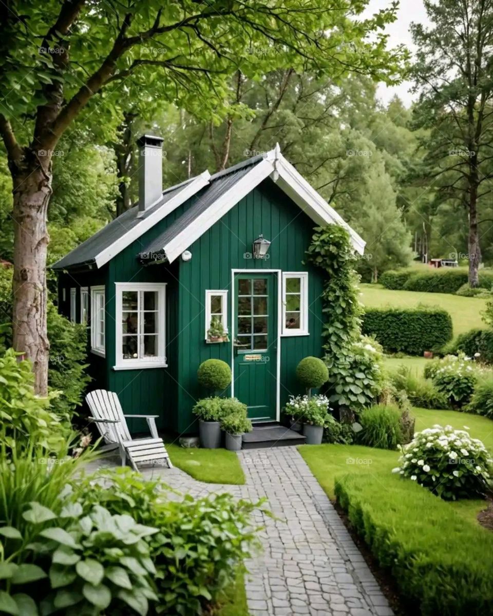 Glory be to God, the magnificent and picturesque view and the natural green trees are a view that is nothing more wonderful than it