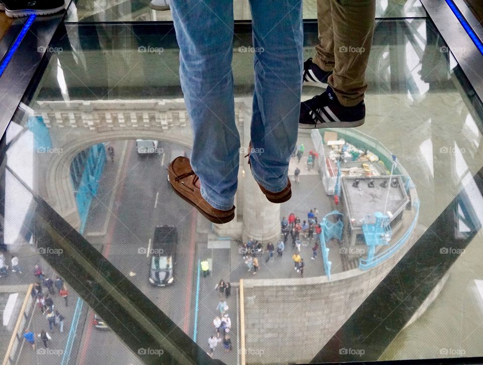 Tower Bridge London ... Grade 1 listed suspension bridge .. iconic .. now with a glass floor walkway .. wonderful visitor attraction and experience