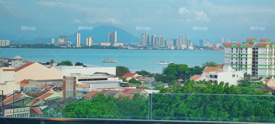 On the evening time of Cityscape Shot From Top View is something blissful