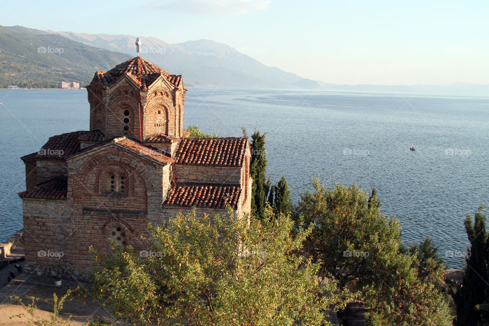 View across Lake Ohrid, Macedonia