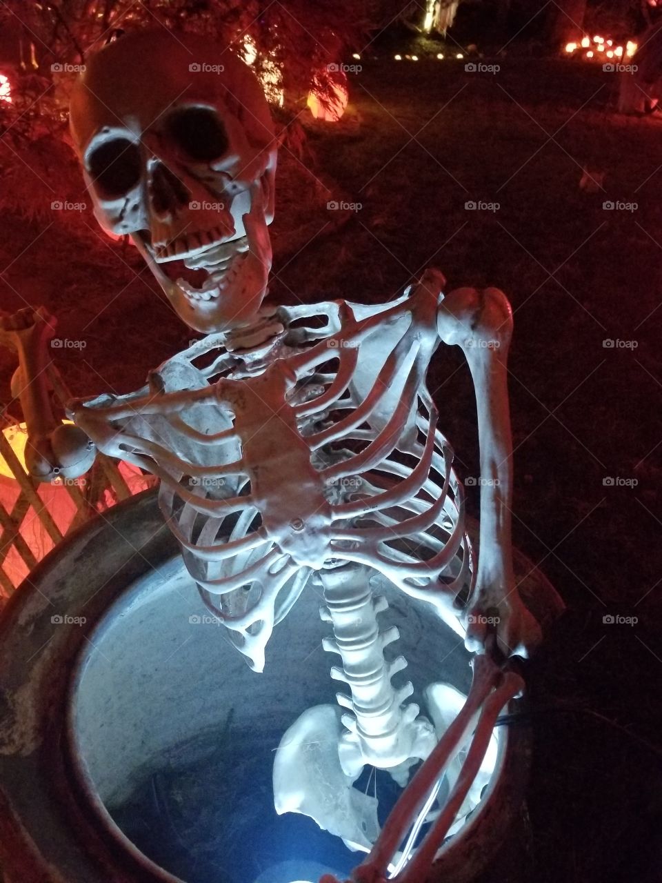 Spooky Halloween Skeleton