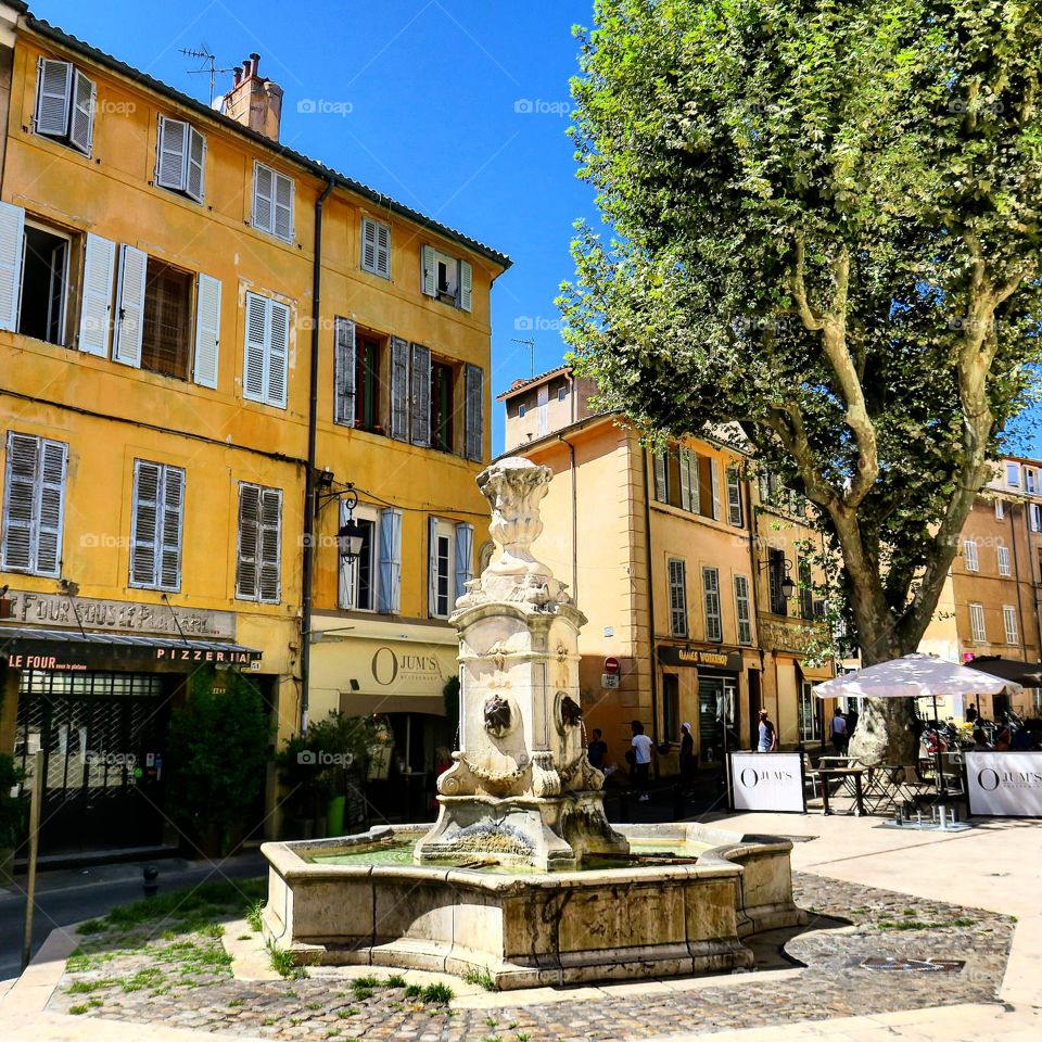 Little fountain in Aix en Provence