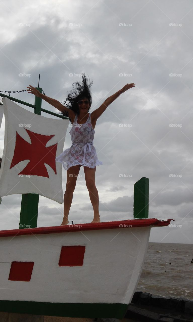 A louça do barco