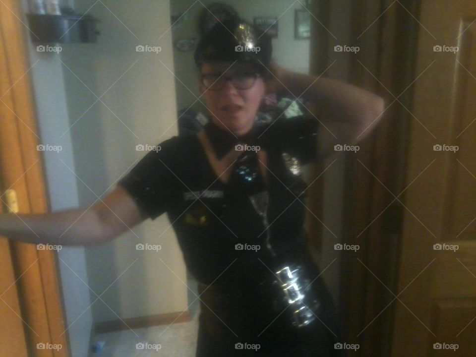 Woman cop