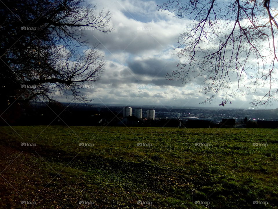 View to Ulm, Germany